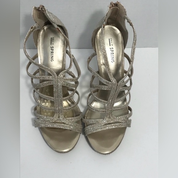 Call it spring evening shoes 8 gold - Picture 6 of 9
